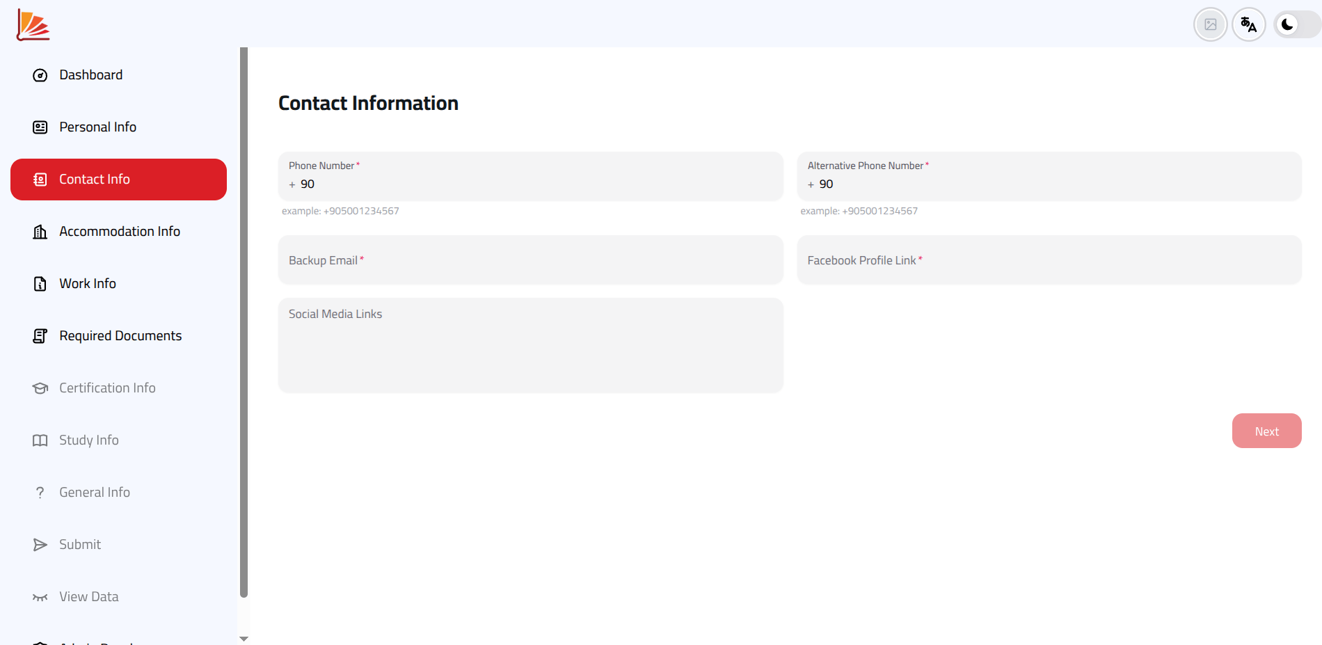 Scholarship System committee review dashboard
